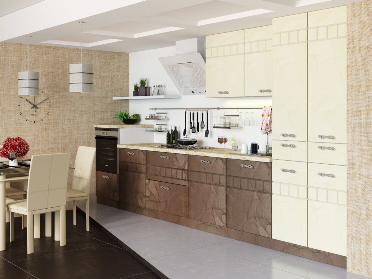 Кухонный гарнитур шампань