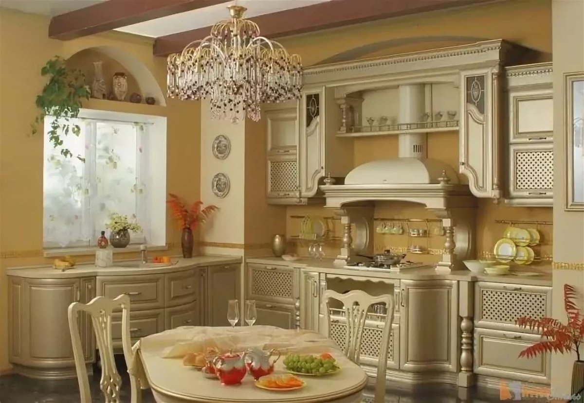 Кухня цвет металлик