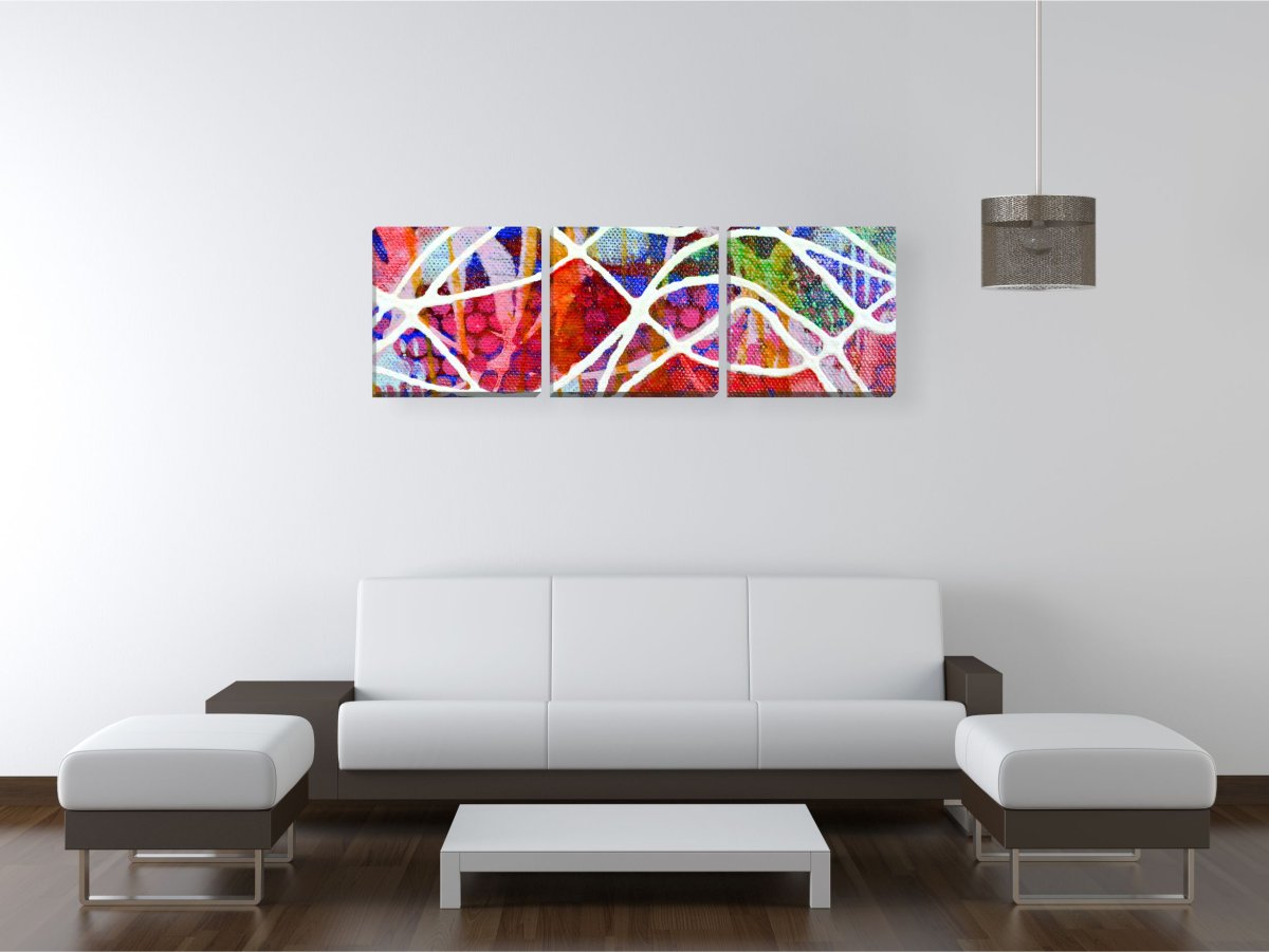 Ковер на стене в современном интерьере