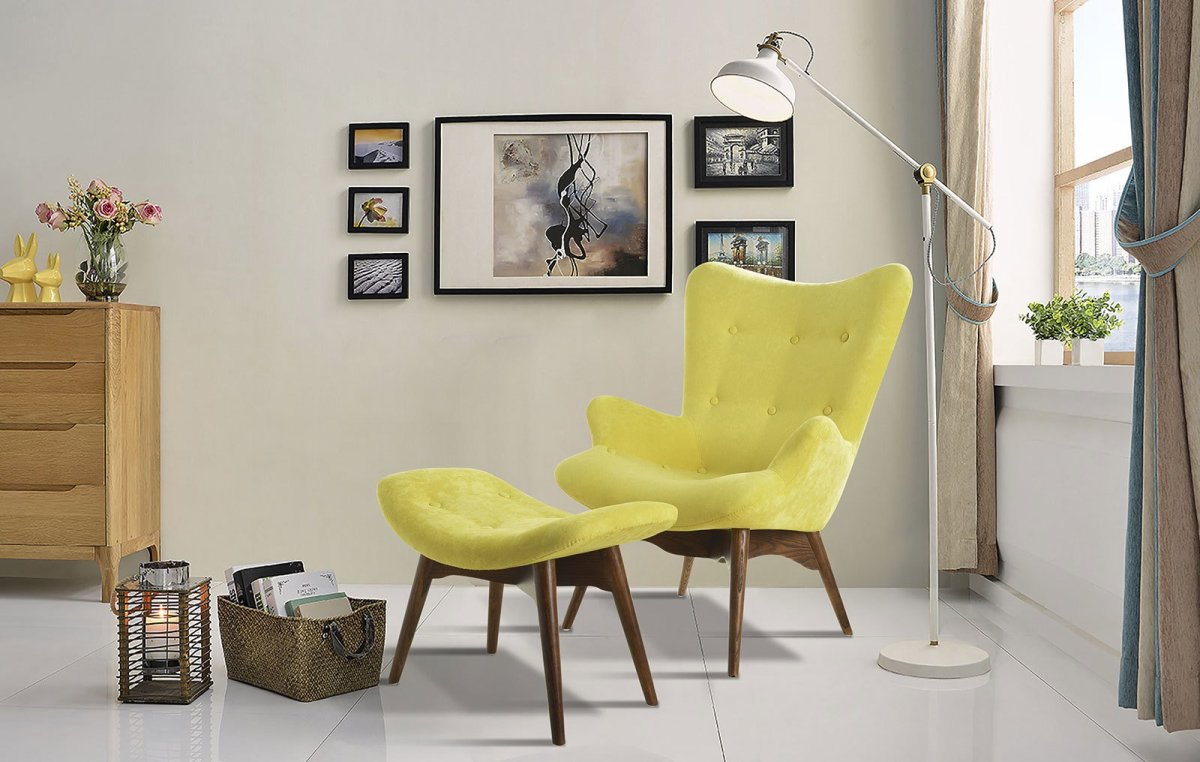 Горчичный цвет в интерьере