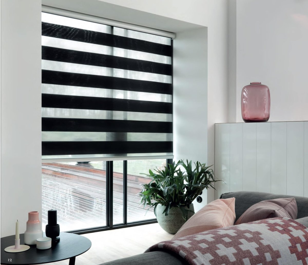 Комплект штор Латур, бело-серый