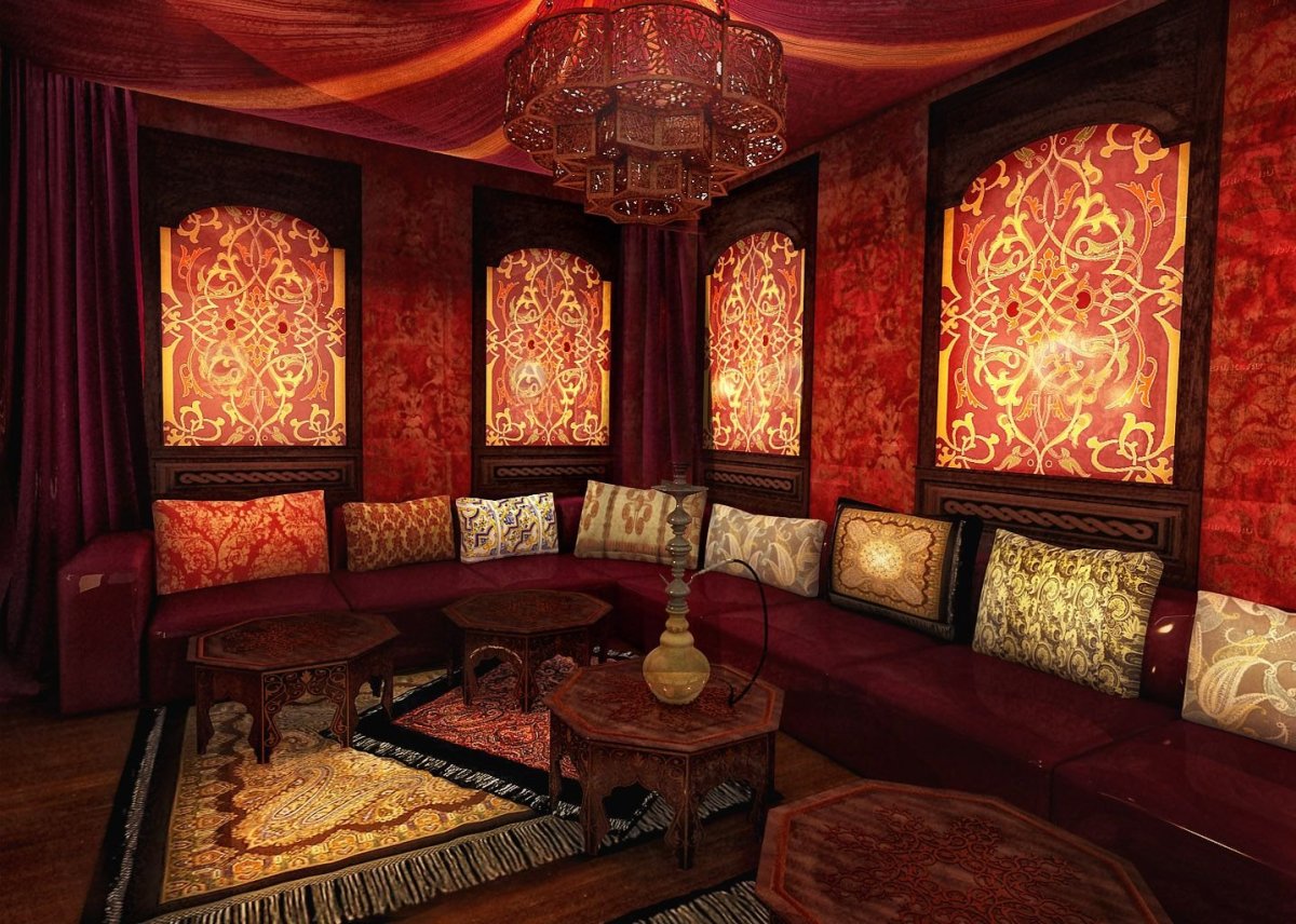 Комната отдыха в Восточном стиле