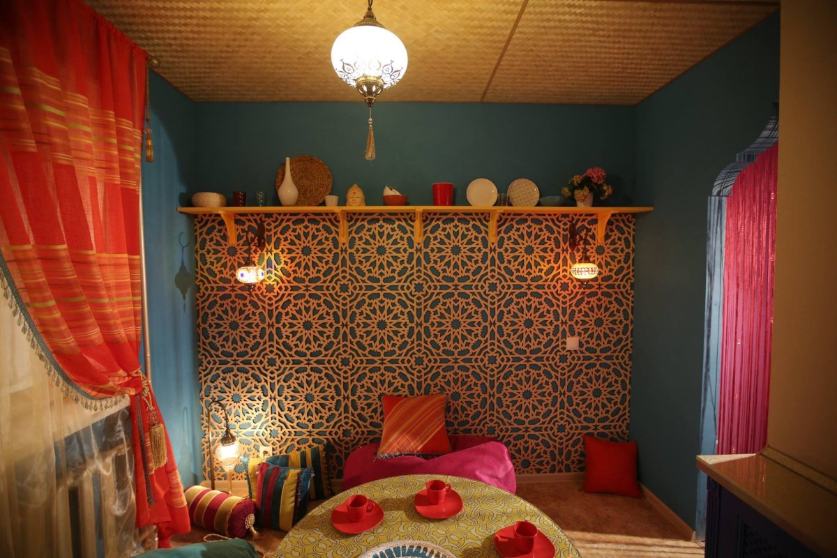 Отделка стен в Восточном стиле