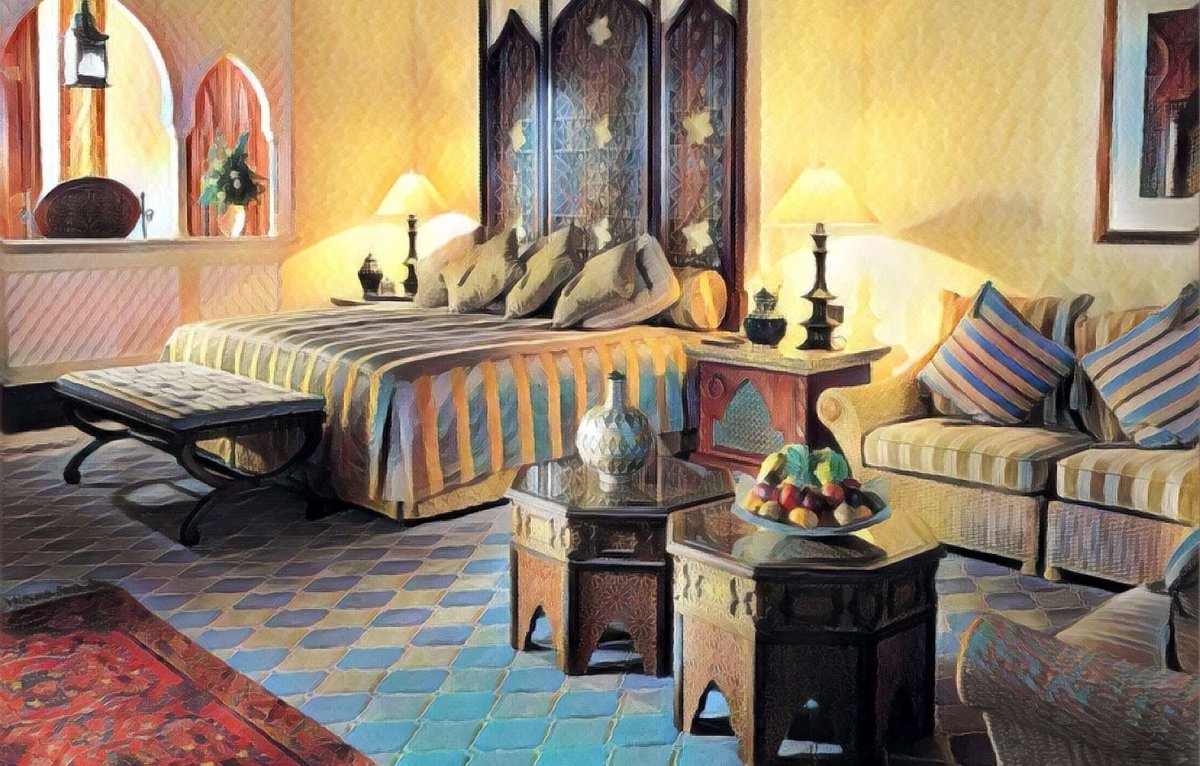 Спальня в арабском стиле