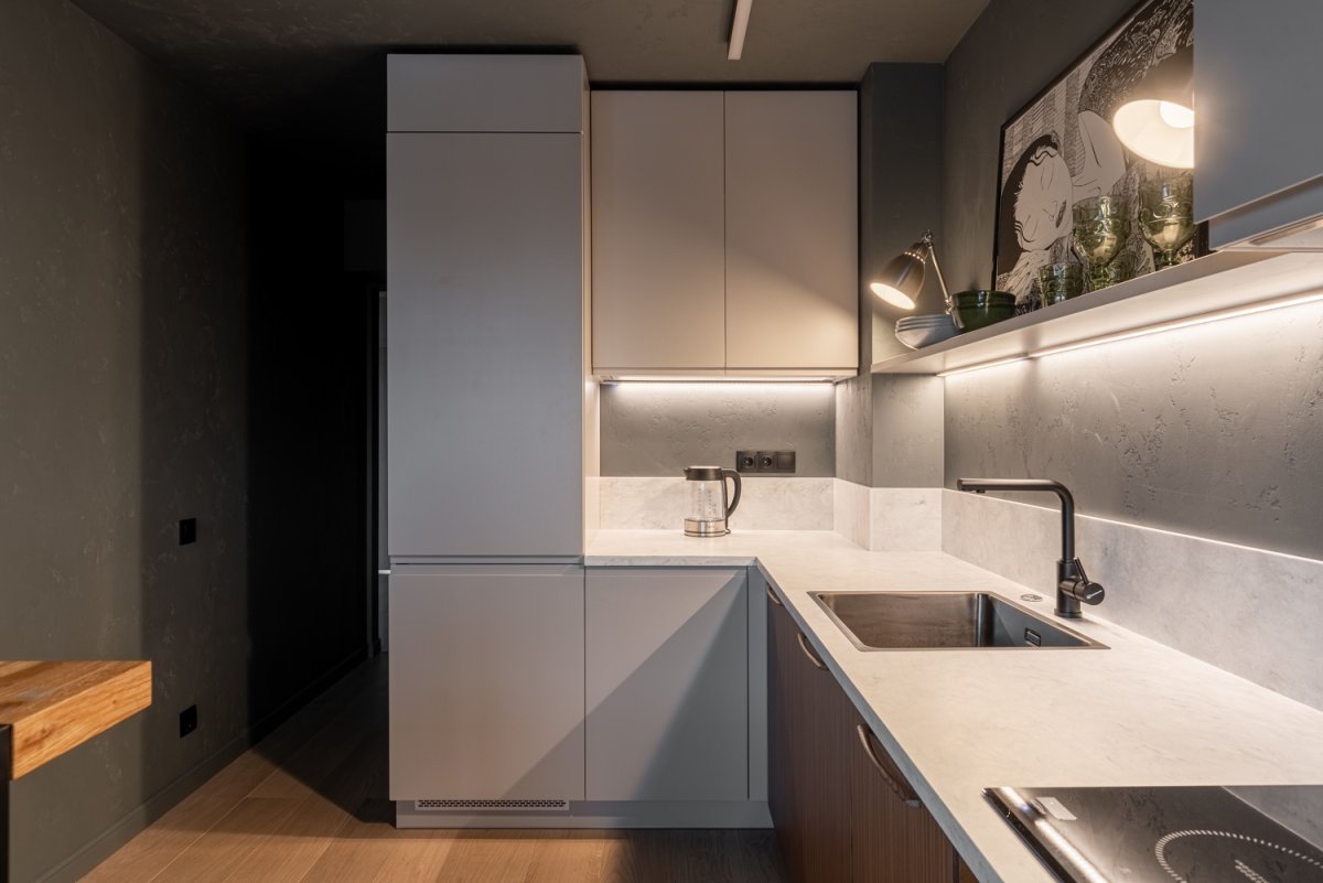 Маленькие кухни в стиле Ваби Саби