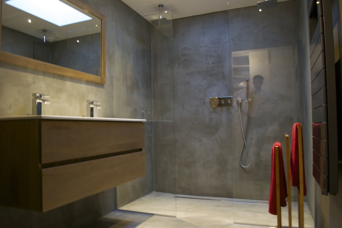 Микроцемент серый