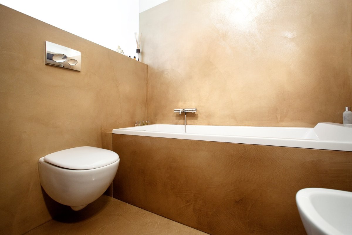 Микроцемент в интерьере