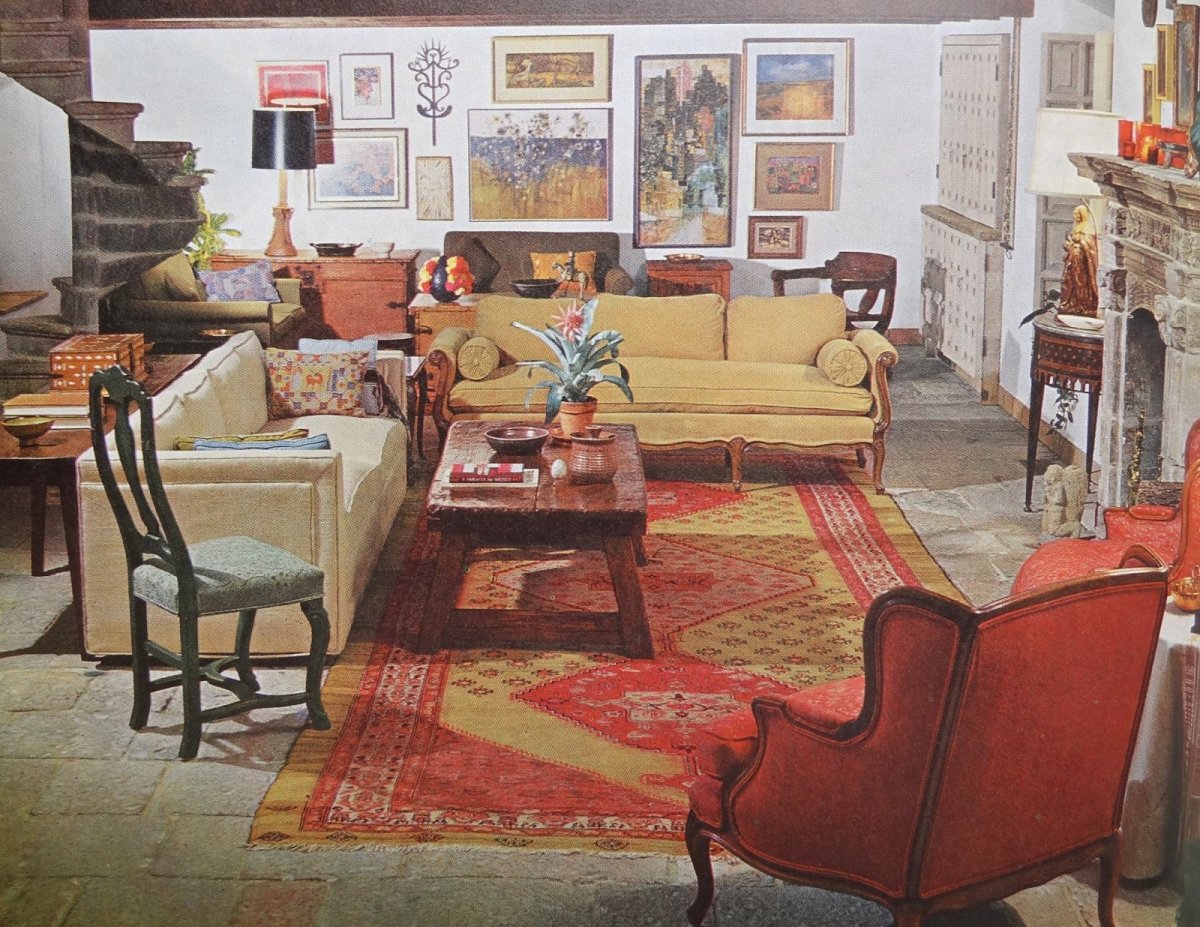 Интерьер 70х Америка