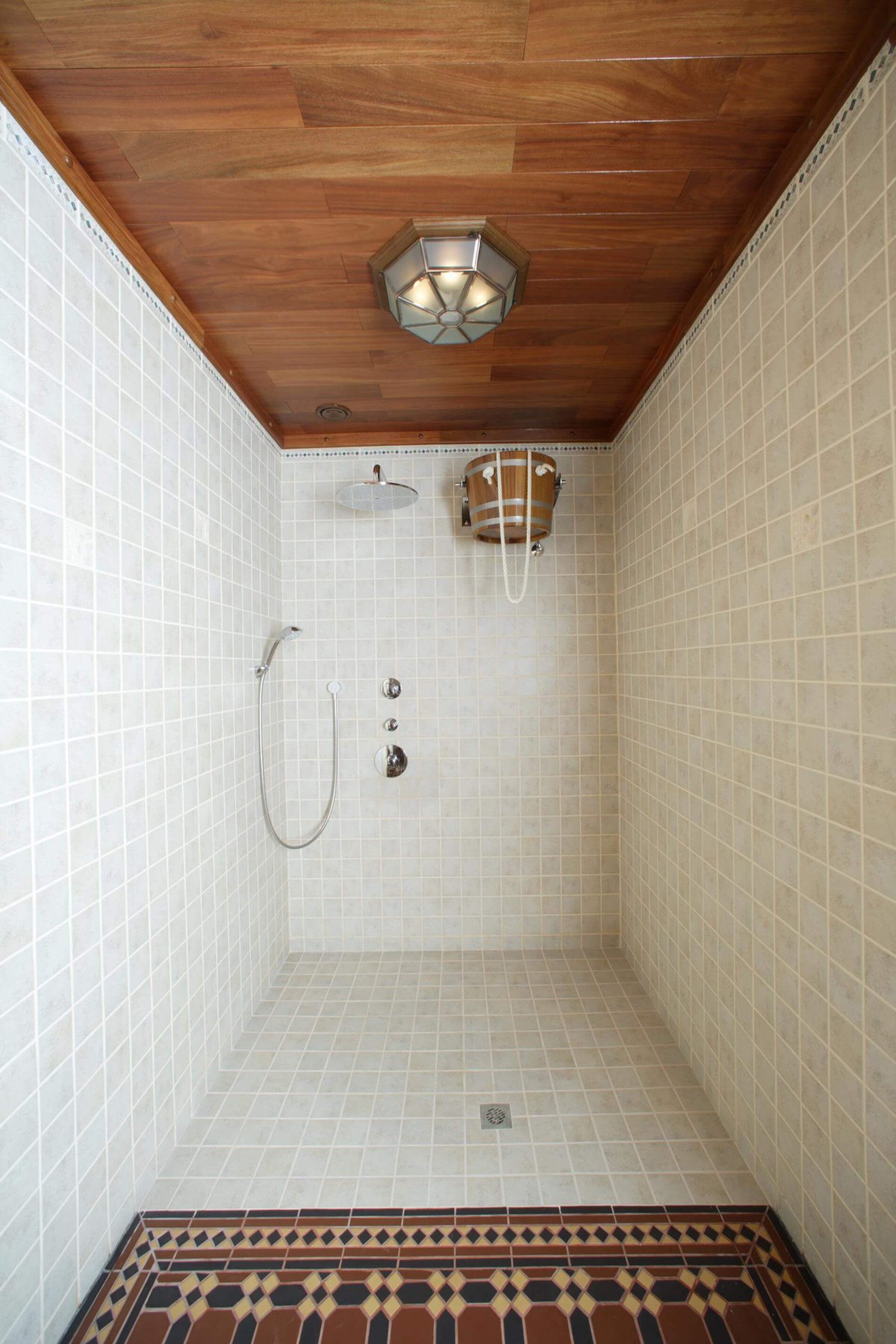 Отделка моечной в бане