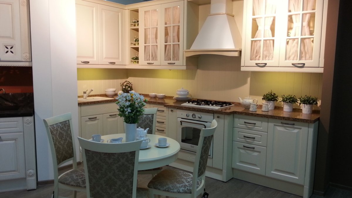 Лорена голубая кухня