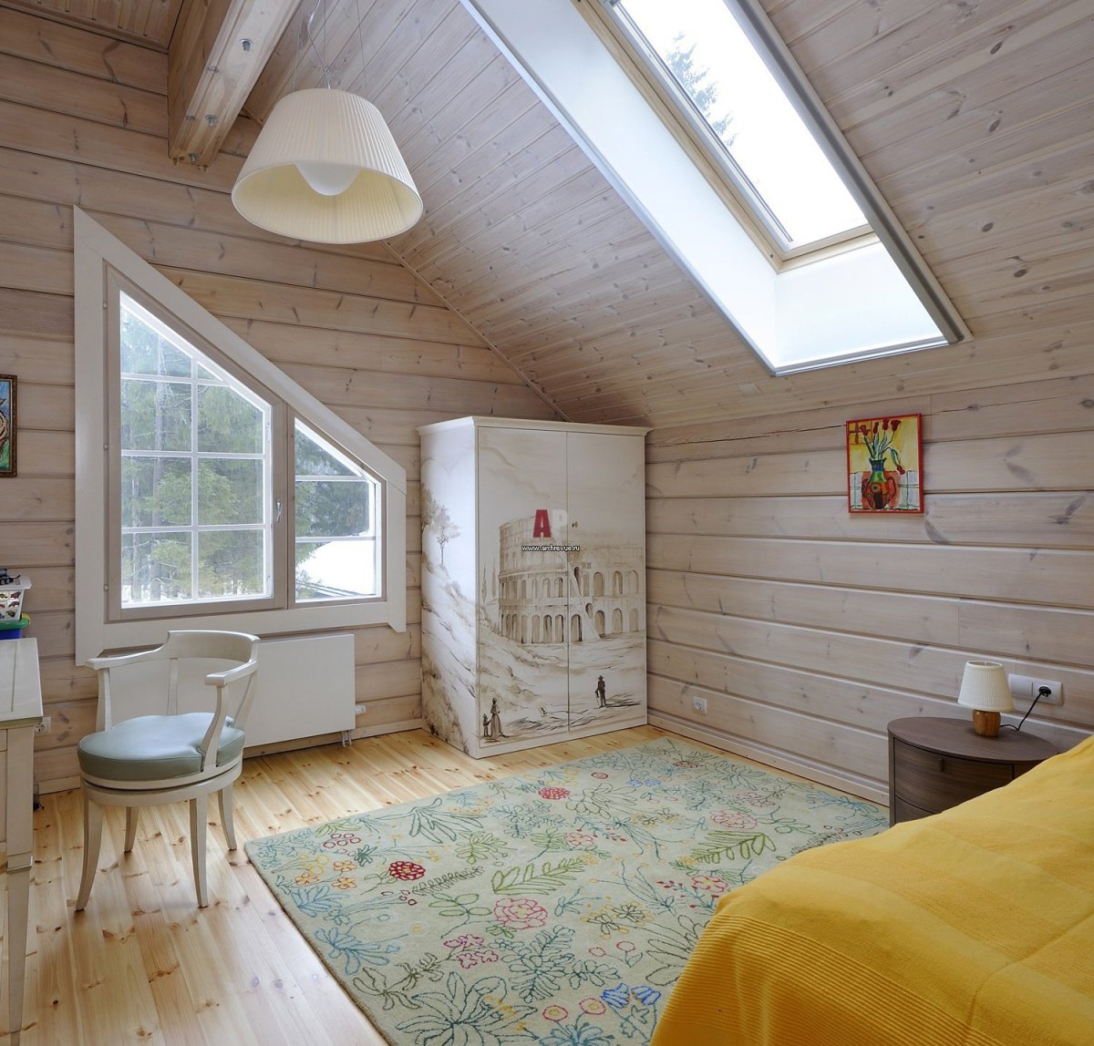 Tikkurila зеленый имитация бруса