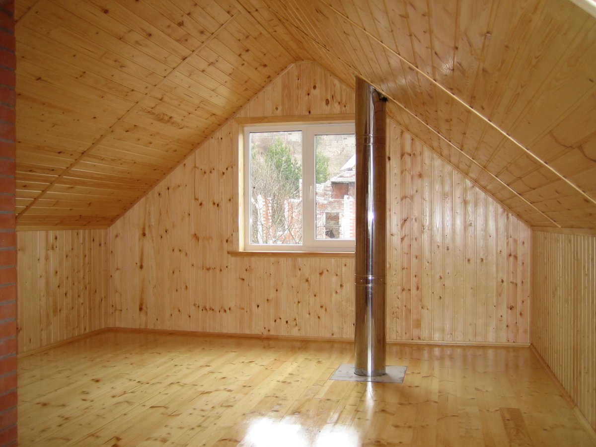 Обшить дом вагонкой внутри