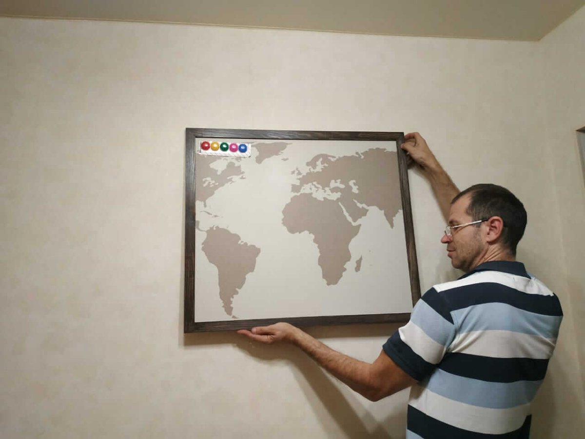 Доска комбинированная магнитно-маркерно-меловая Пифагор доска для мела, магнитно-маркерная, двусторонняя 231725