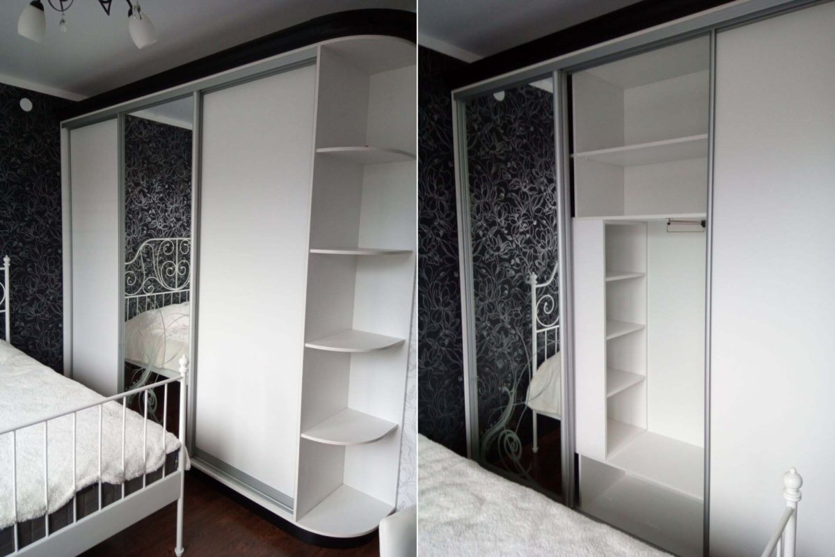 Шкаф в изголовье кровати