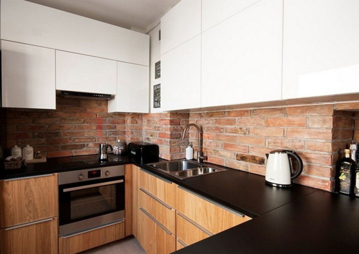 Деревянная кухня икеа в стиле лофт