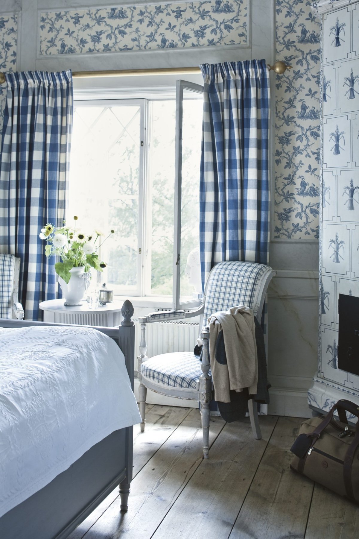 Шторы в шотландском стиле