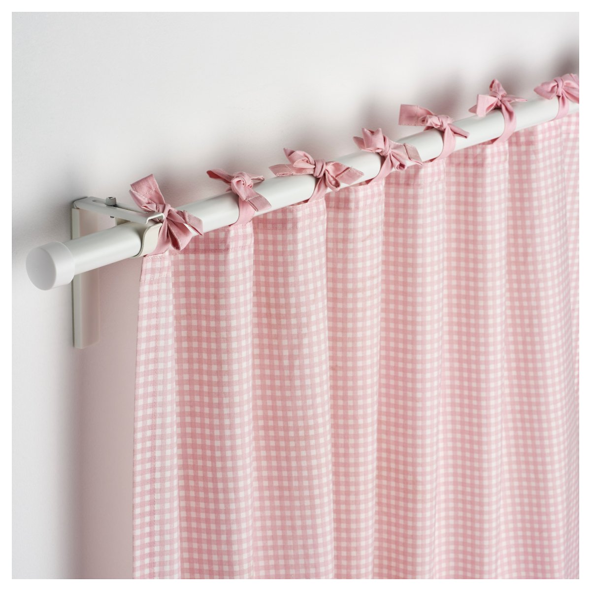 Шторы в стиле Прованс в клетку виши