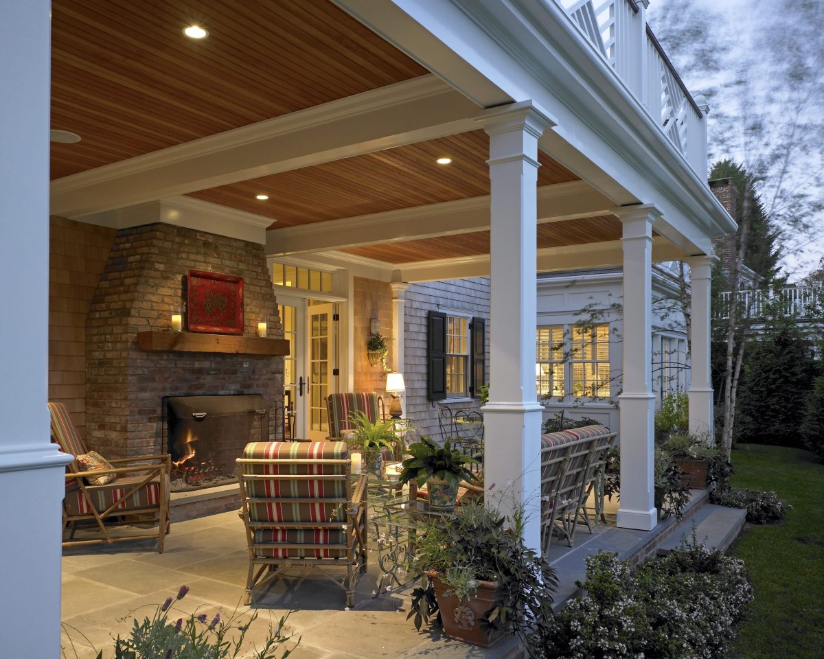 Балкон в стиле Сканди