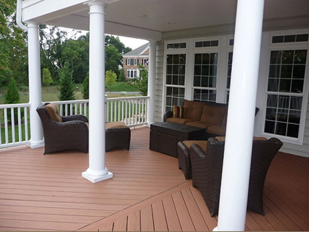 Отделка веранды в частном доме