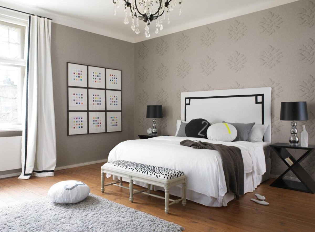 Гостиная в серо синих тонах