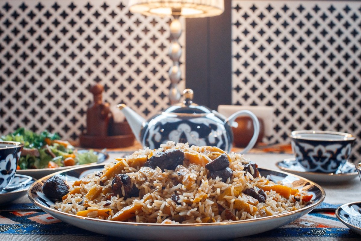 Узбекская кухня дастархан