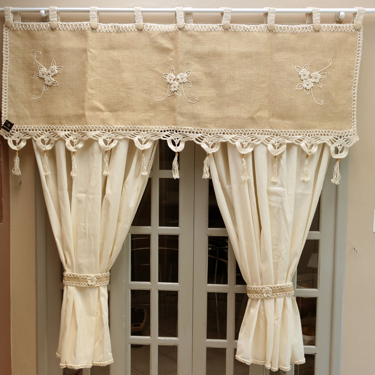 Кружевные шторы в стиле Прованс