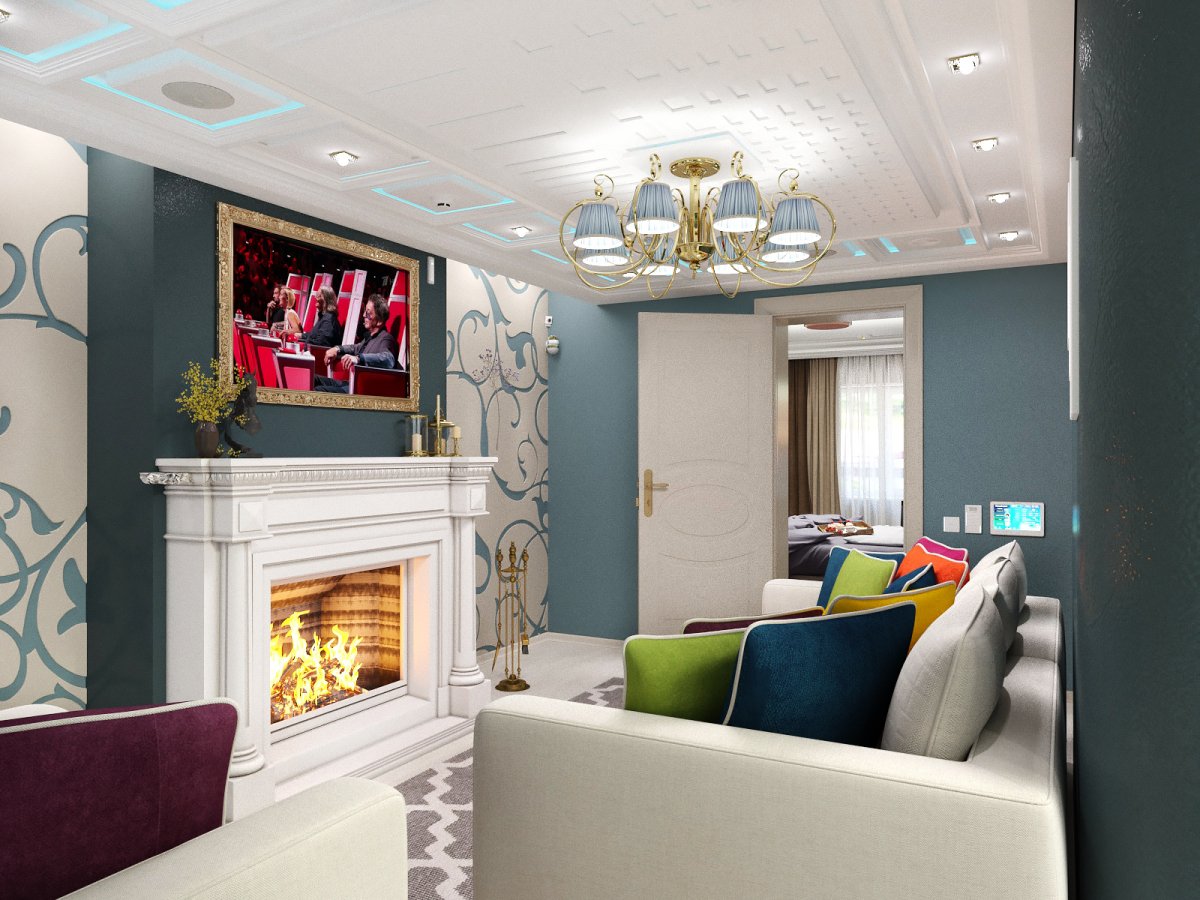 Интерьер маленькой гостиной