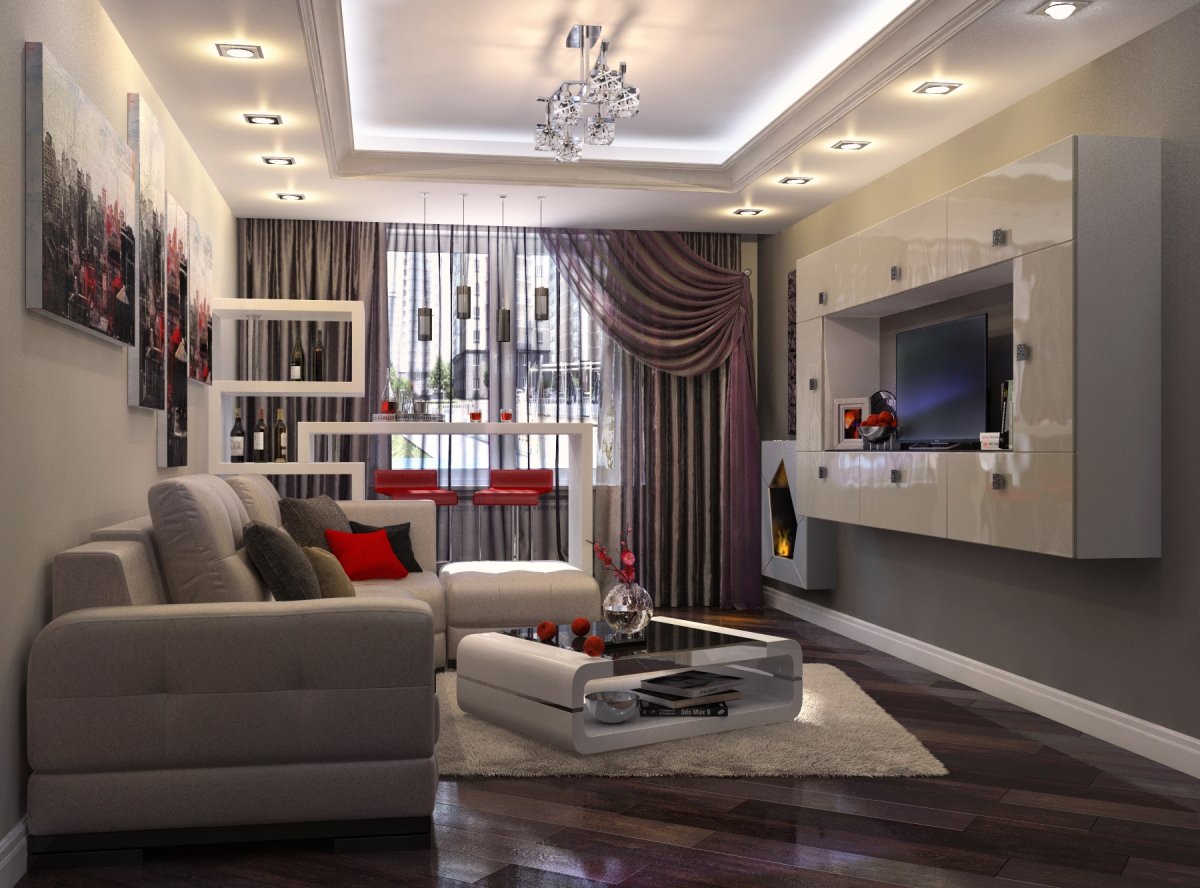 Двухкомнатные интерьеры хрущевок