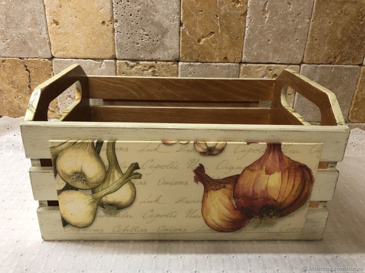 Ящики для хранения овощей деревянные