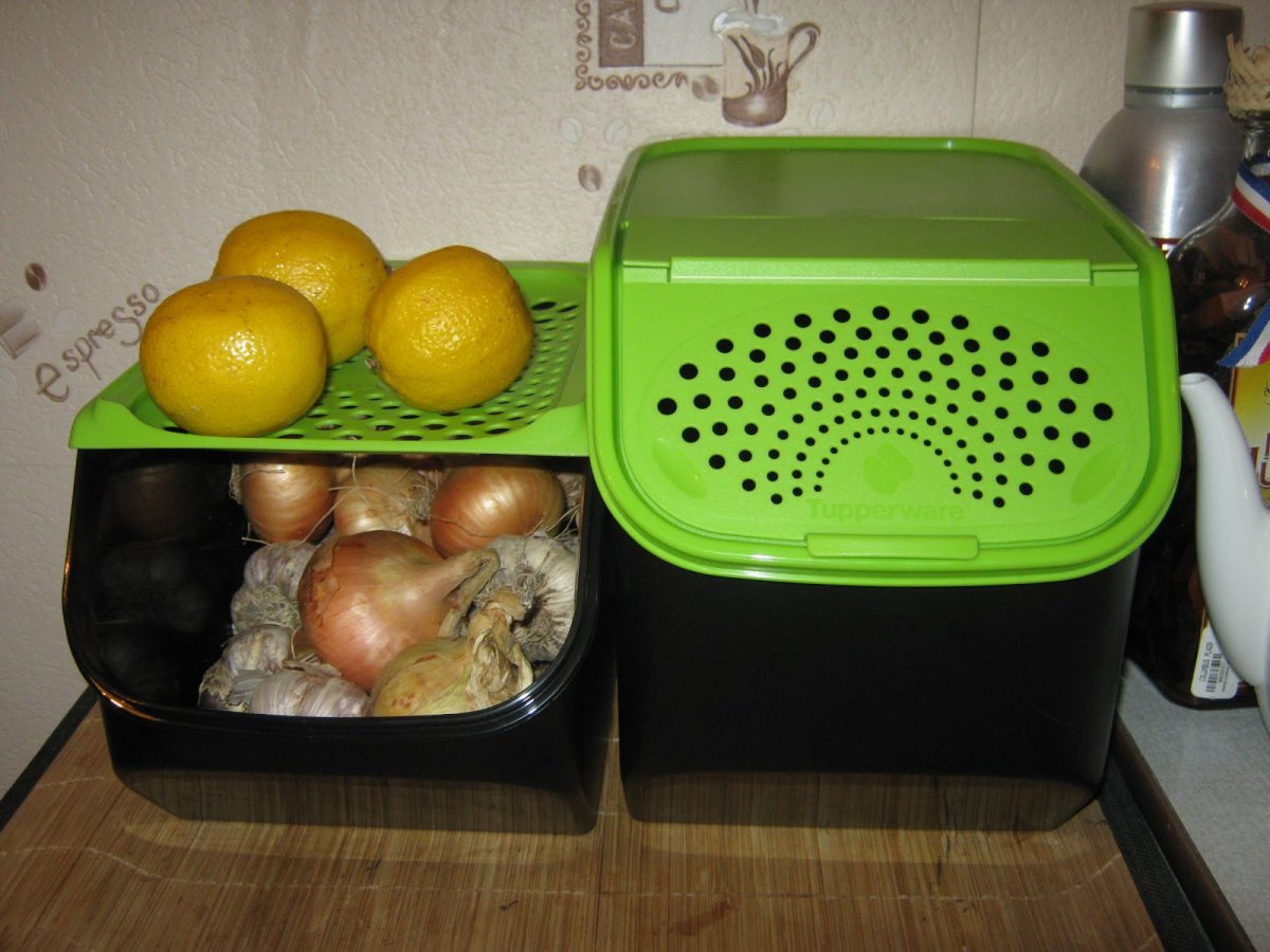 Выдвижные ящики для овощей