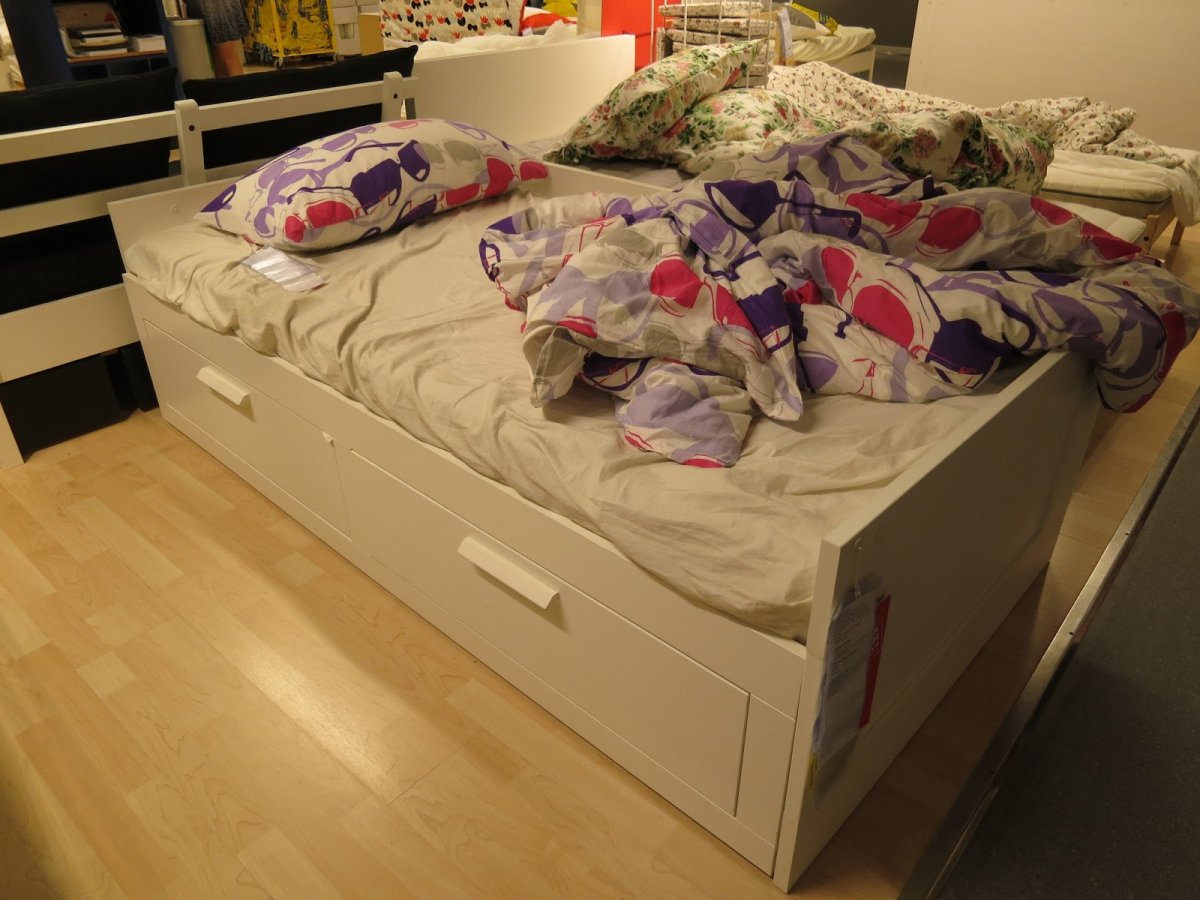 Кровать БРИМНЭС икеа