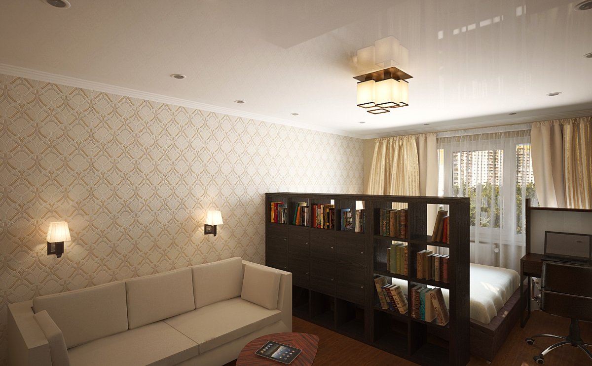 Зонирование освещения в зале