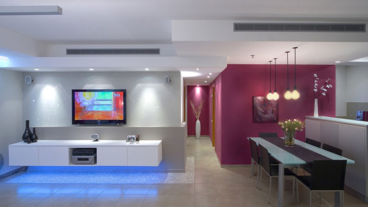 Декоративное освещение комнаты