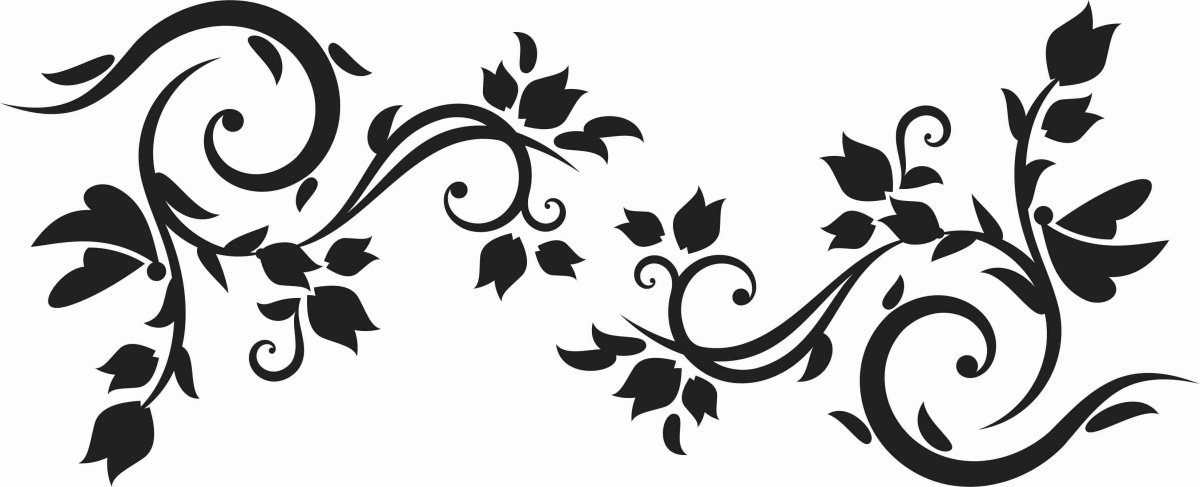 Трафареты узоров для стен