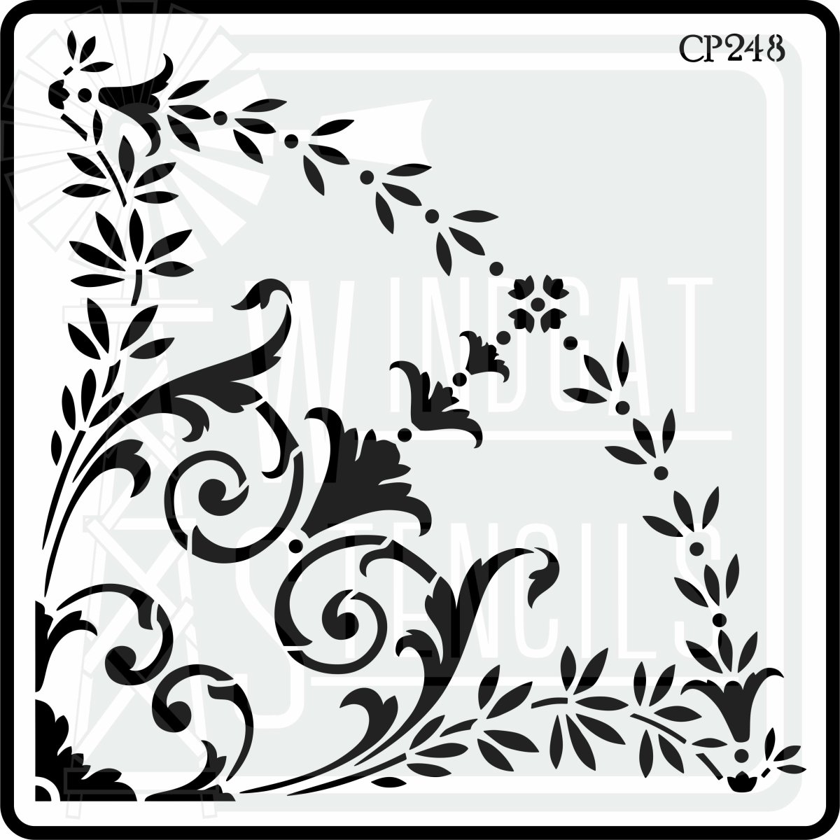 Орнамент для трафарета на стену