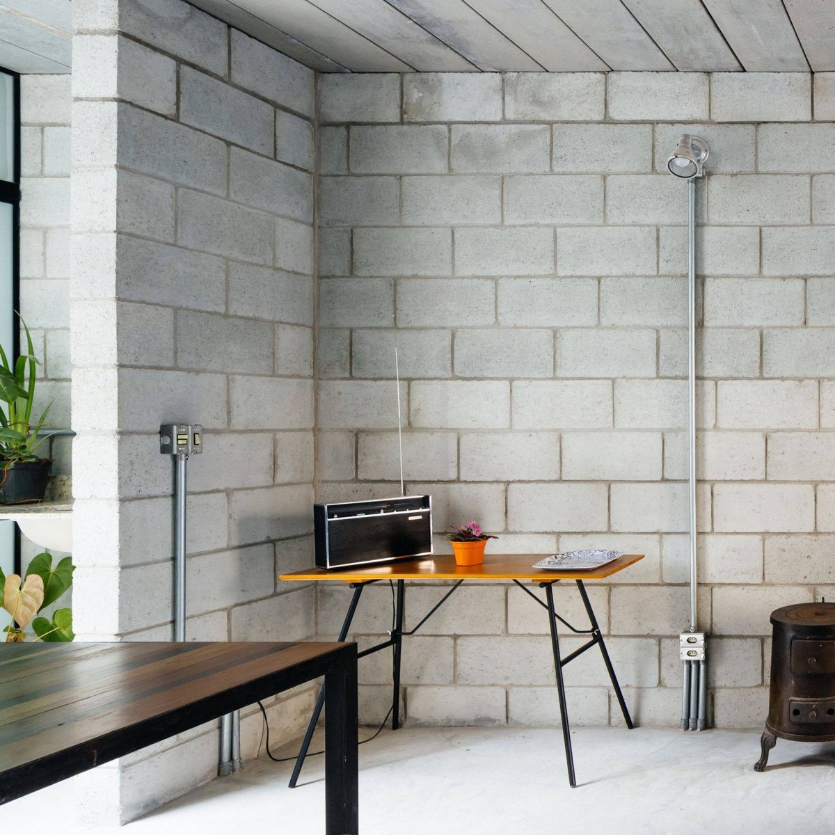 Кирпич в интерьере