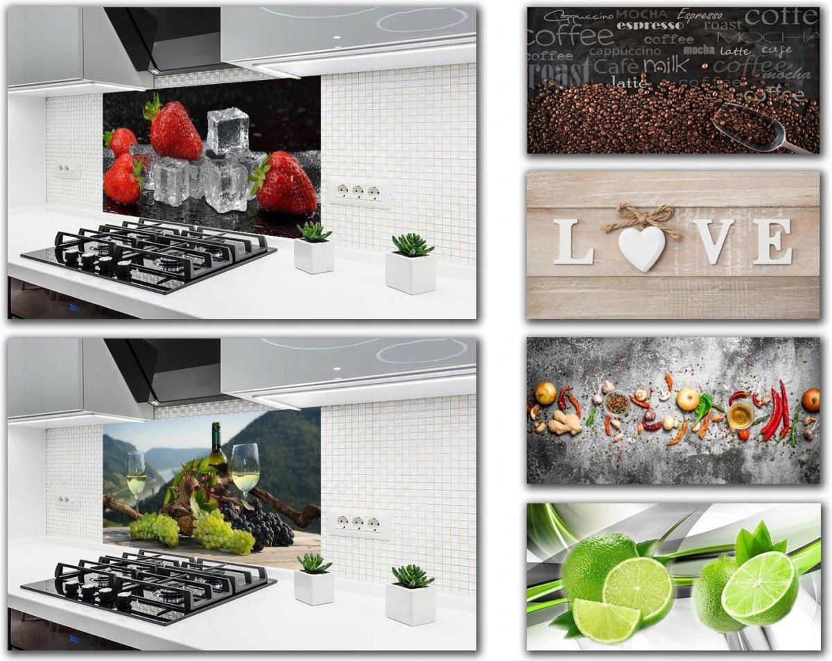 Стеклянный экран для газовой плиты