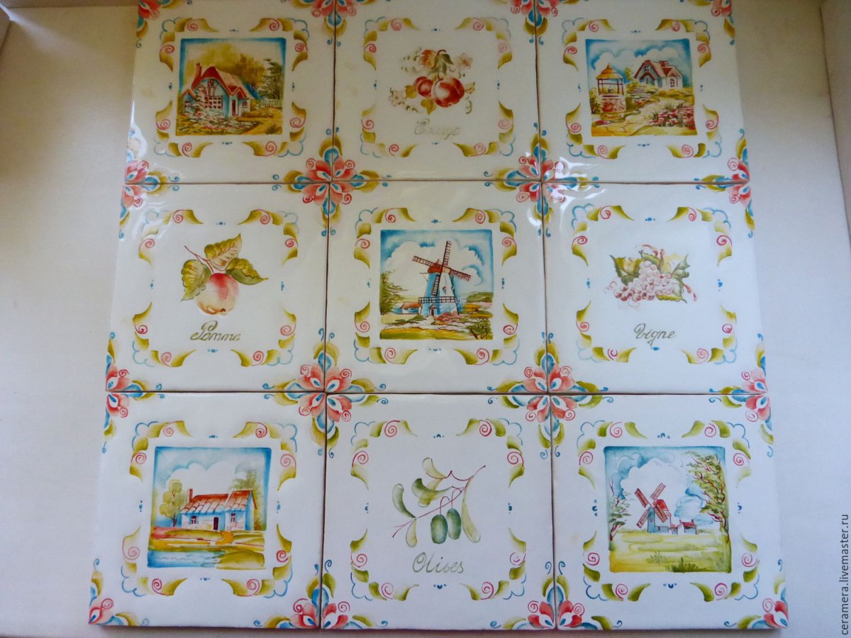 Изразцовая плитка Прованс