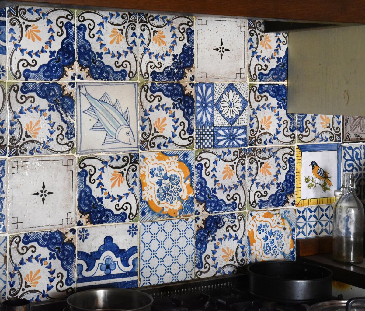 Изразцы на кухне