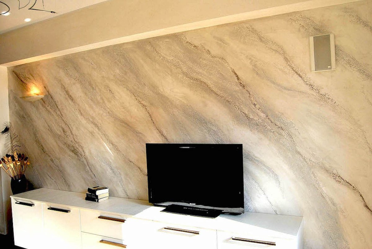 Красная штукатурка фон