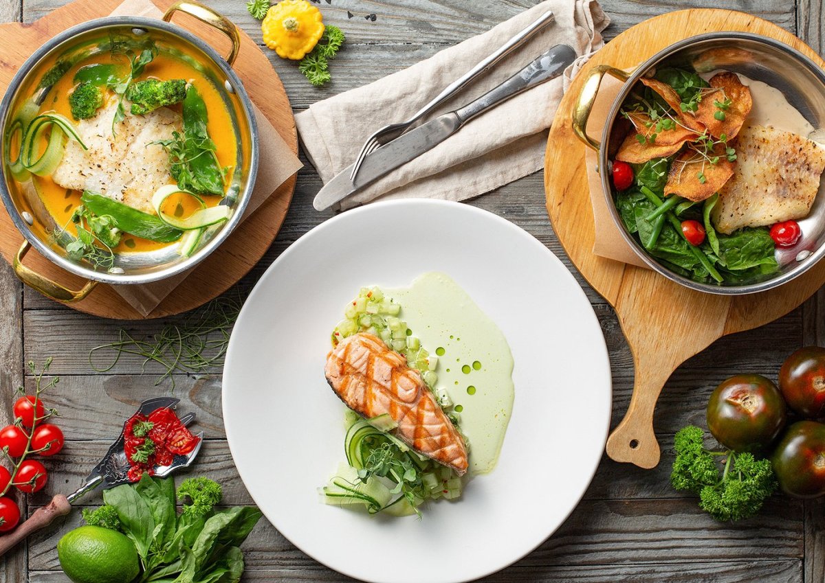 Блюда в ресторане