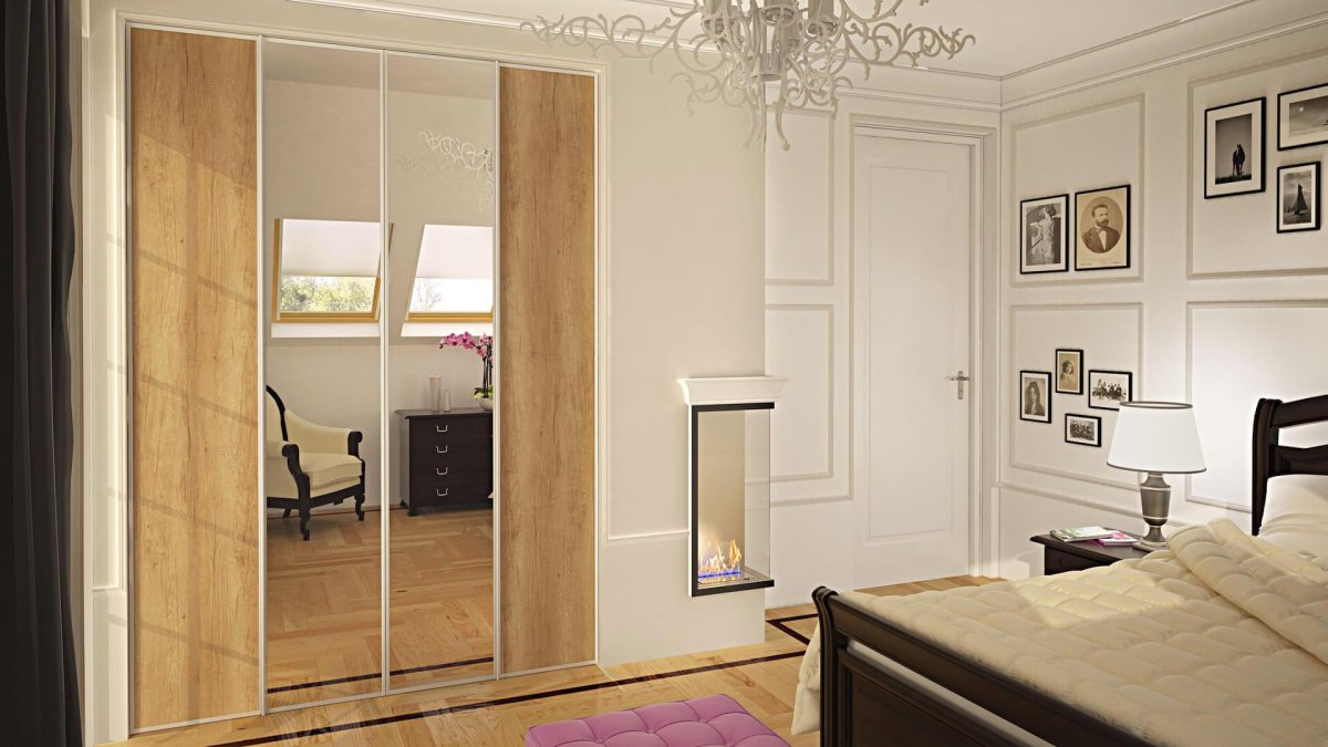 Двери в гардеробную комнату