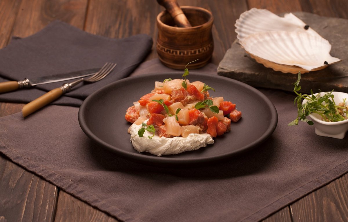 Стейк в ресторане