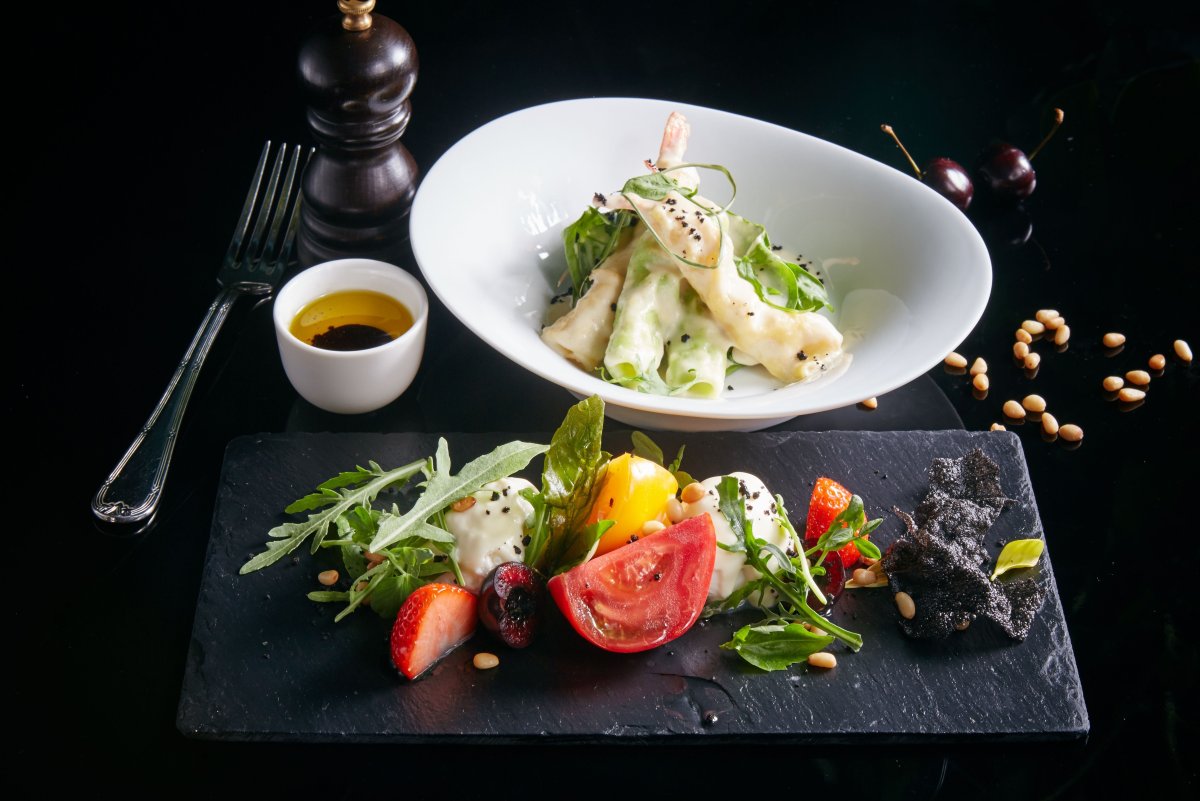 Вкусные блюда в ресторанах