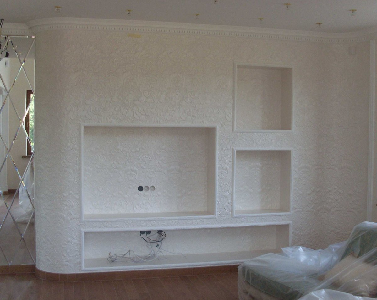 Ниши в стене для телевизора