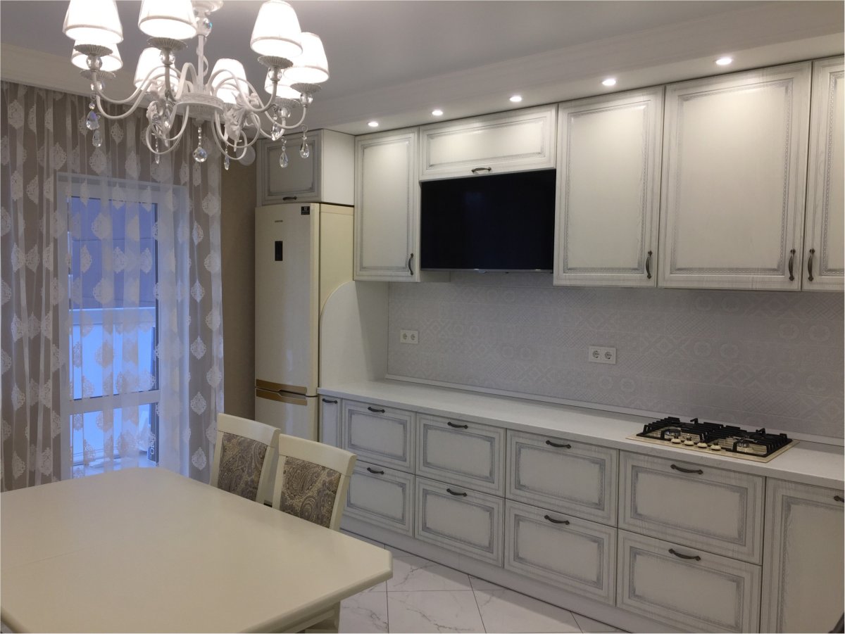 Короб над кухней из гипсокартона