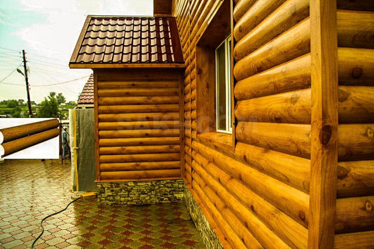 Металлический сайдинг МЕТАЛЛПРОФИЛЬ Woodstock золотой дуб