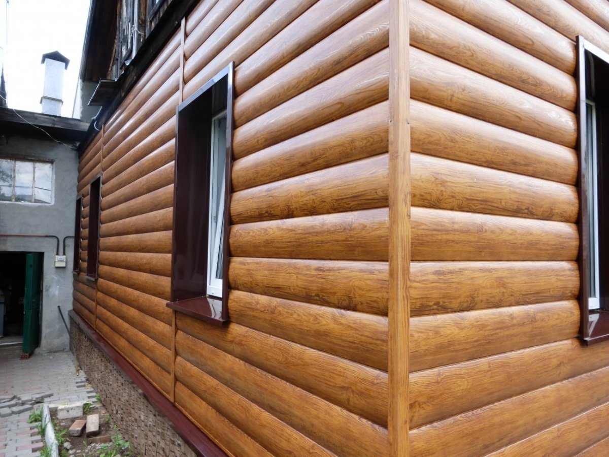 Сайдинг "блок Хаус бревно" RAL (100,135,136,200,282 Корея)