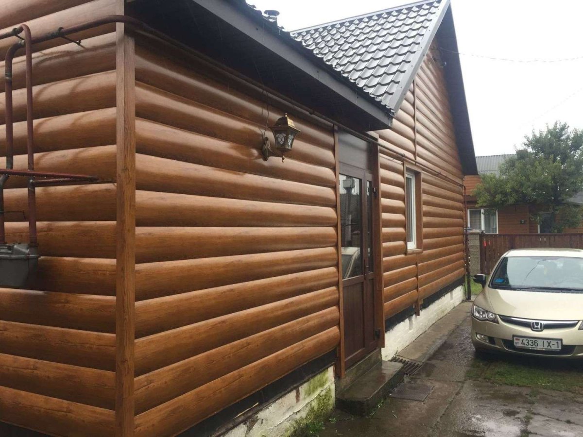 Сайдинг блок Хаус мокко