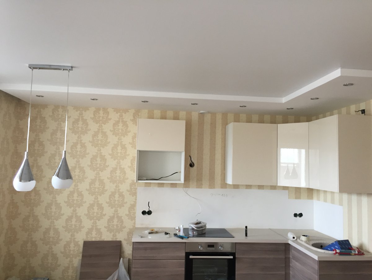 Гипсокартонный короб для вытяжки